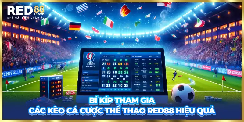 Bí kíp tham gia các kèo cá cược thể thao Red88 hiệu quả