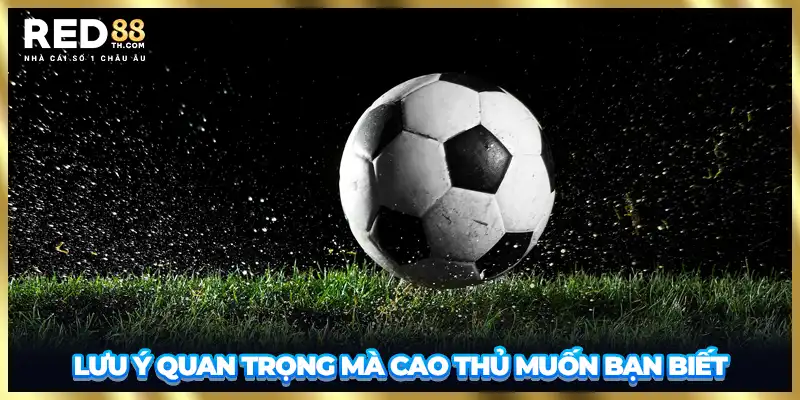 Lưu ý quan trọng mà cao thủ muốn bạn biết