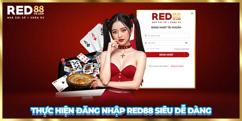 Thực hiện đăng nhập Red88 siêu dễ dàng